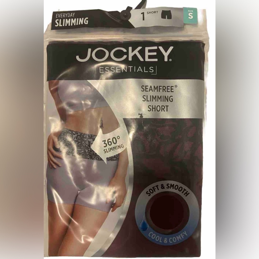 Jockey Women’s Essentials Slimming Short Purple Size Vary New In Pack